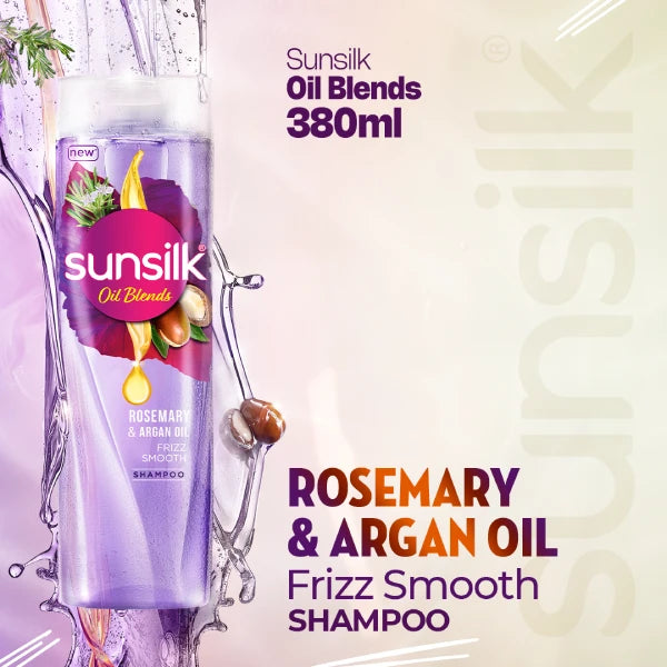 Sunsilk Rosemary & Argan Oil Shampoo - 380ml