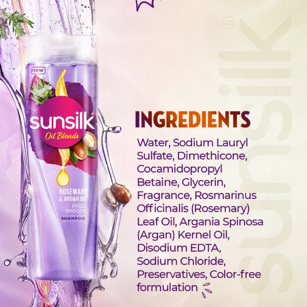 Sunsilk Rosemary & Argan Oil Shampoo - 380ml