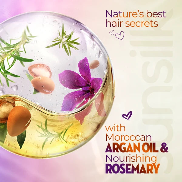 Sunsilk Rosemary & Argan Oil Shampoo - 380ml