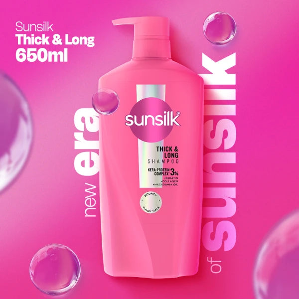 Sunsilk Thick & Long Shampoo - 650ml
