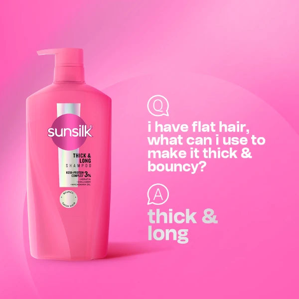 Sunsilk Thick & Long Shampoo - 650ml