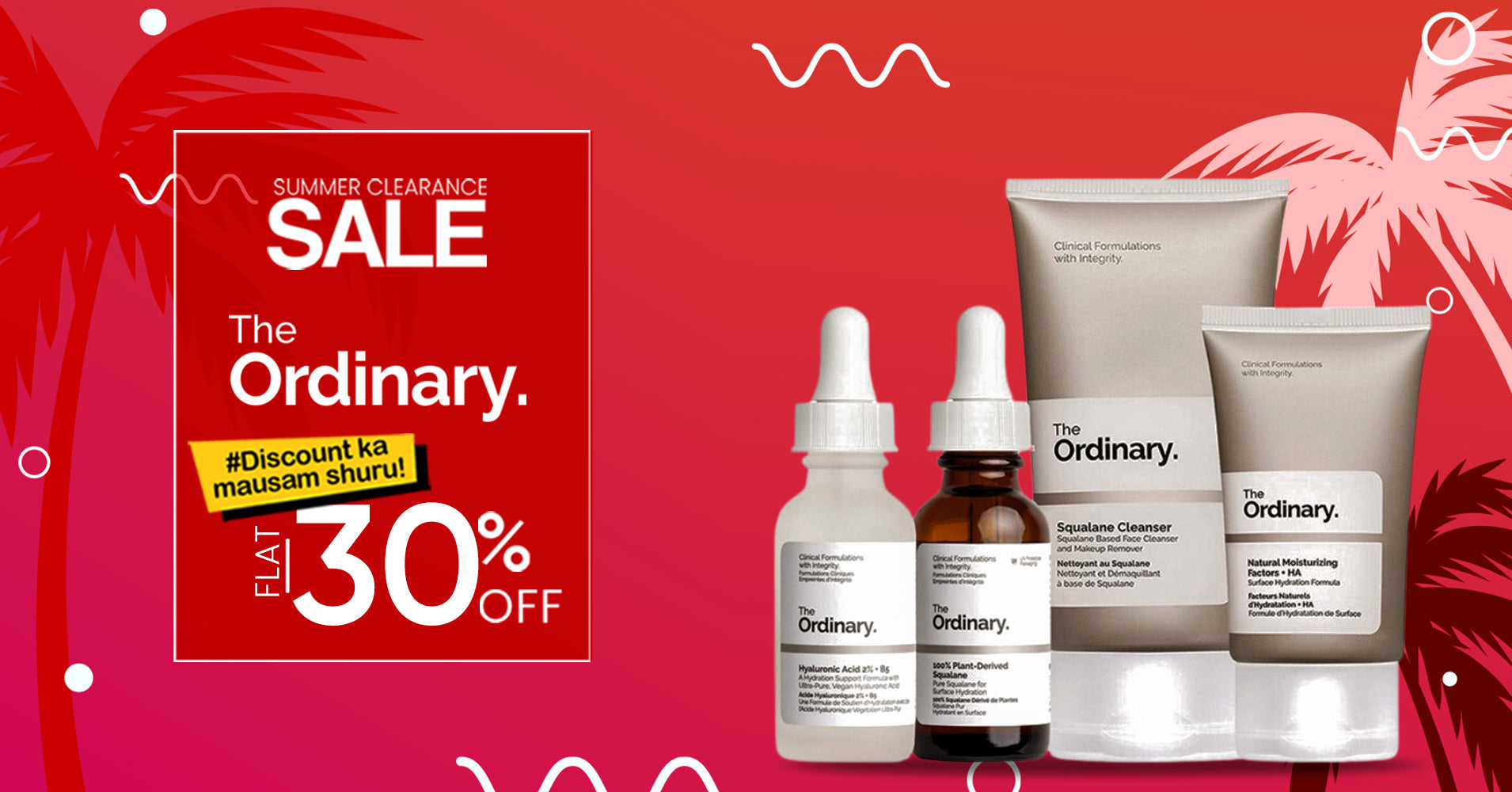 Summer Clearance Sale | The Ordinary | Flat 30% Off