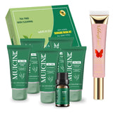 Muicin Tea Tree Clear Clean Facial Kit Pink Blusher Tube