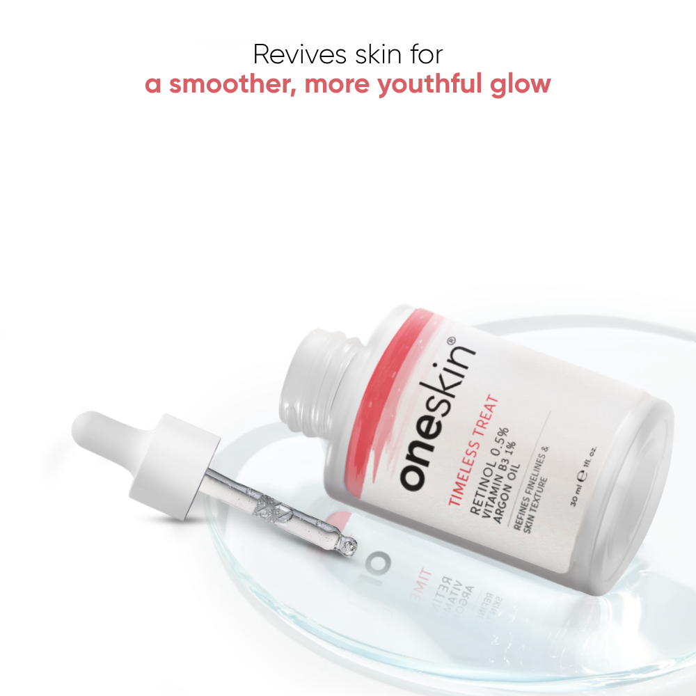 Oneskin Timeless Treat - Retinol 0.5%, Vitamin B3 1%, Argon Oil - 30ml