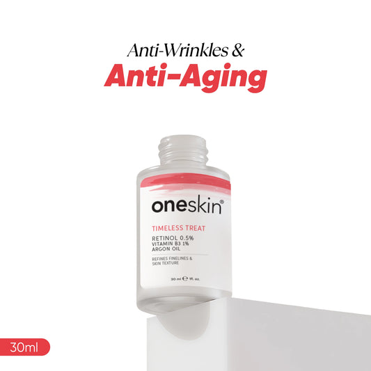 Oneskin Timeless Treat - Retinol 0.5%, Vitamin B3 1%, Argon Oil - 30ml