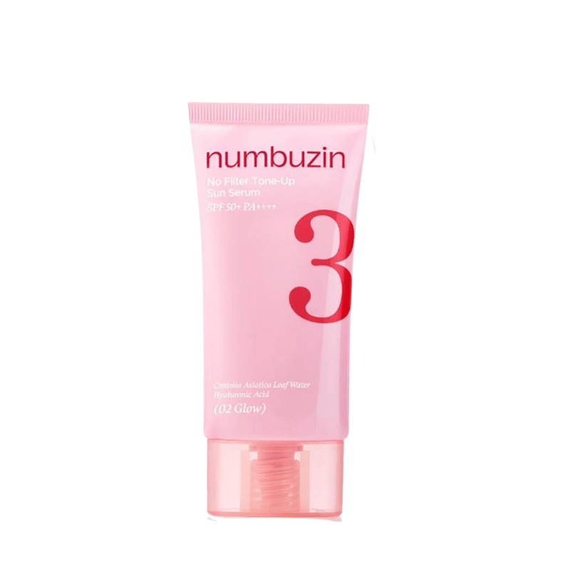 Numbuzin No.3 02 Glow No Filter Tone Up Sun Serum SPF50+ PA++++ 50ml
