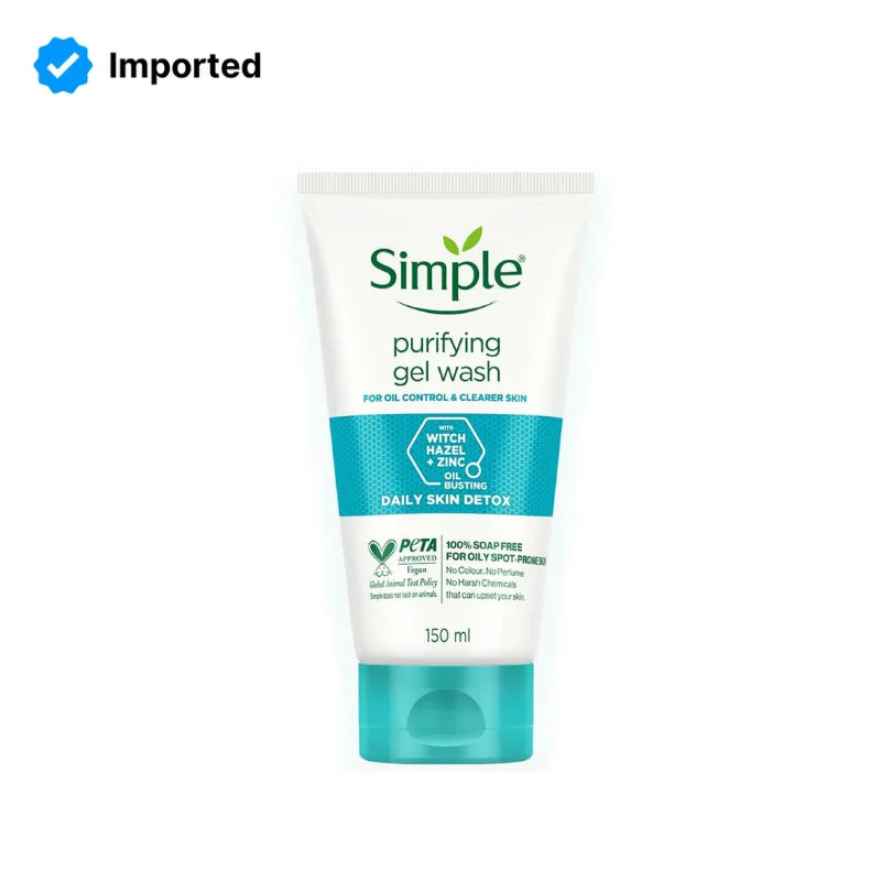 Simple Daily Skin Detox Purifying Gel Wash 150ml