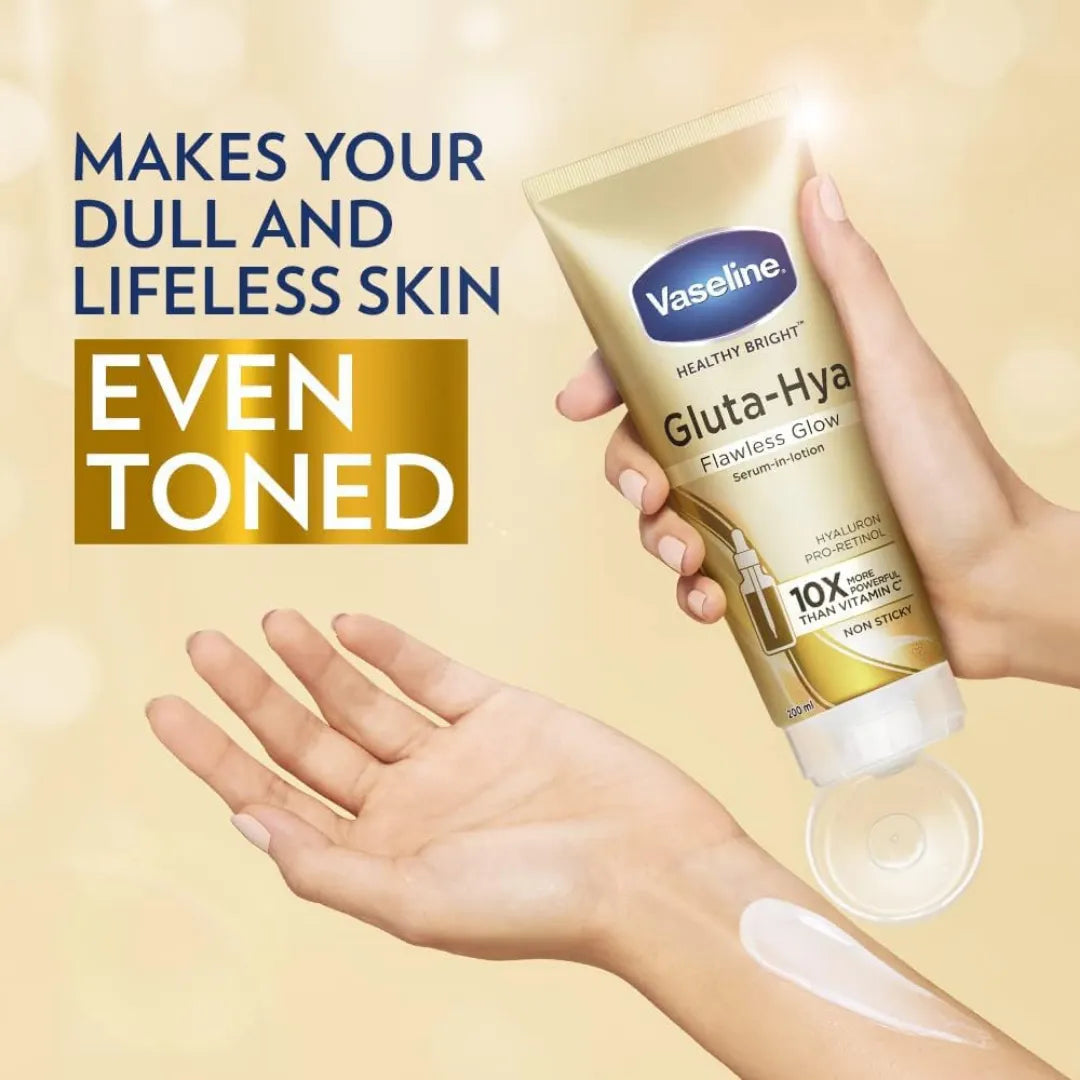 Vaseline Gluta-Hya Serum Burst Lotion Flawless Bright - 300ml