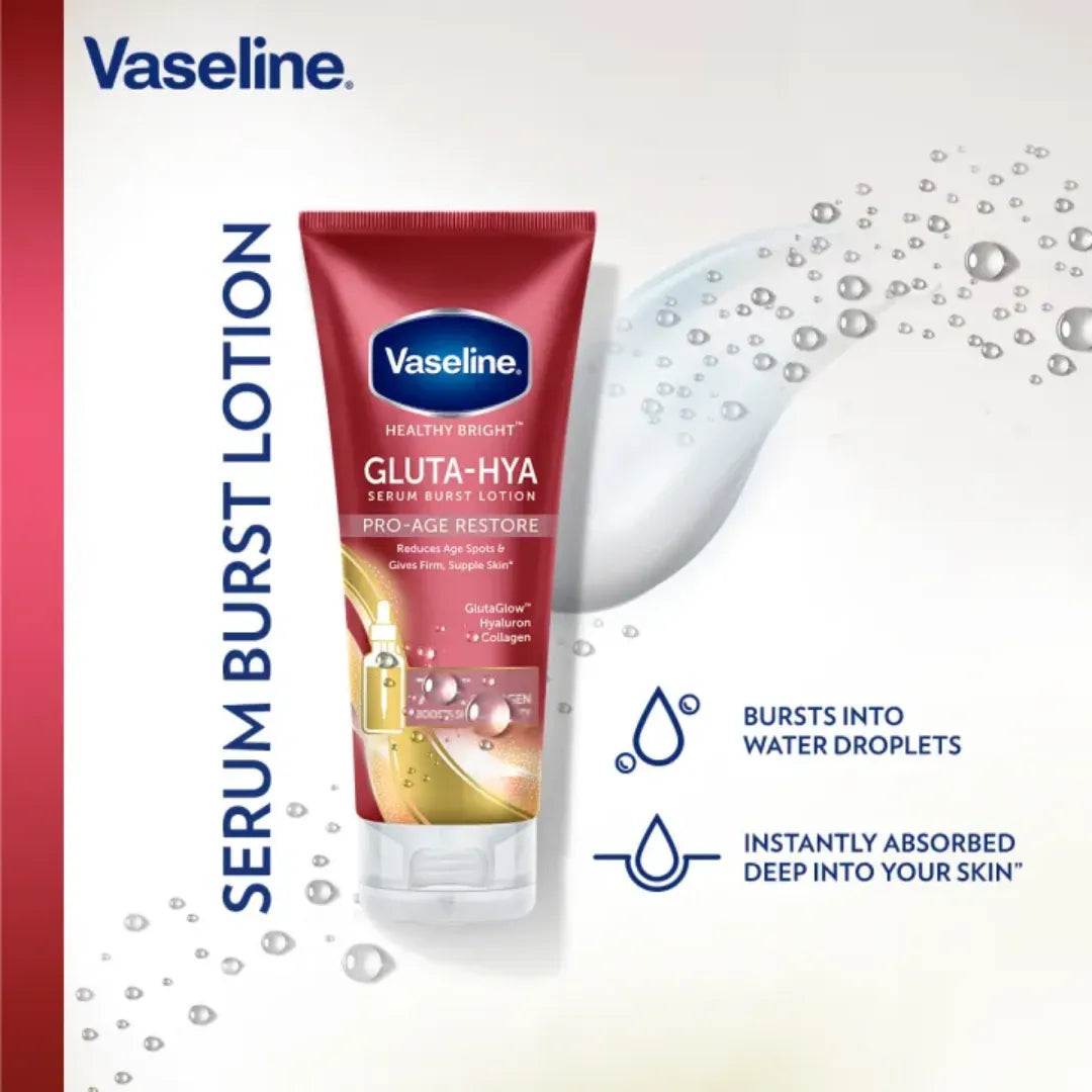 Vaseline Gluta-Hya Serum Burst Lotion Pro-Age Restore - 200ml