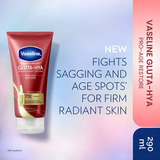 Vaseline Gluta-Hya Serum Burst Lotion Pro-Age Restore - 290ml