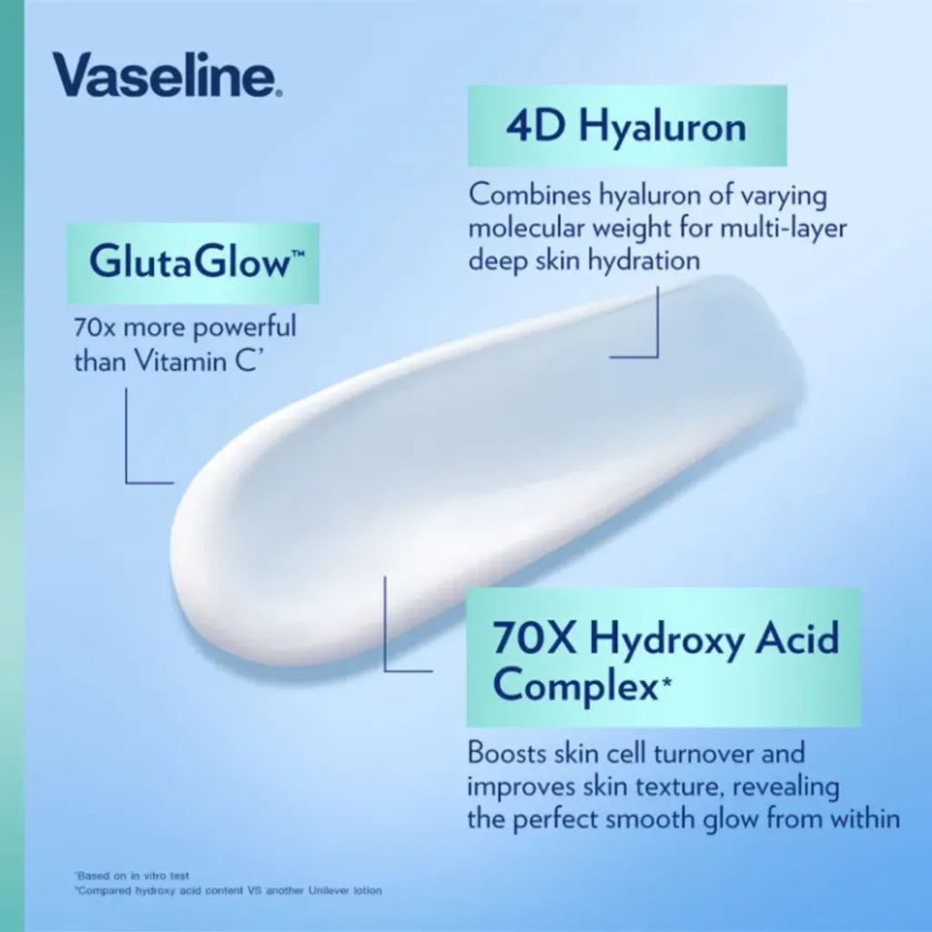 Vaseline Gluta-Hya Serum Burst Lotion Smoothing Perfector - 290ml