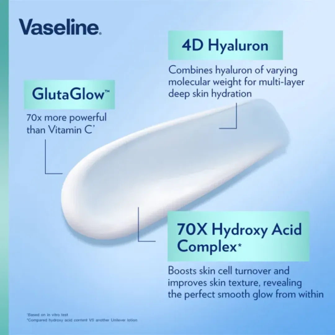 Vaseline Gluta-Hya Serum Burst Lotion Smoothing Perfector - 290ml