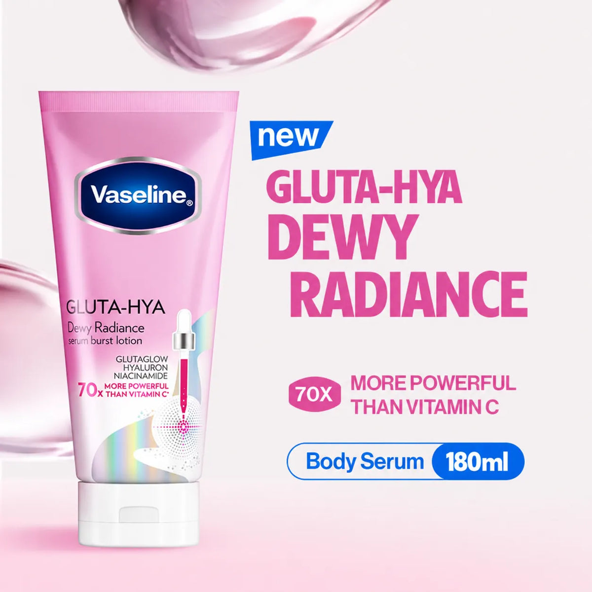 Vaseline Gluta Hya Dewy Radiance - 180ml