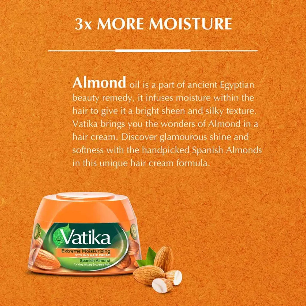 Vatika Extreme Moisturizing Styling Hair Cream - 140ml