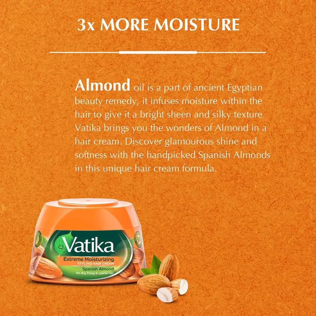 Vatika Extreme Moisturizing Styling Hair Cream - 140ml