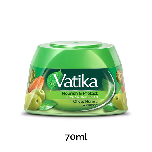 Vatika Nourish & Protect Styling Hair Cream - 140ml