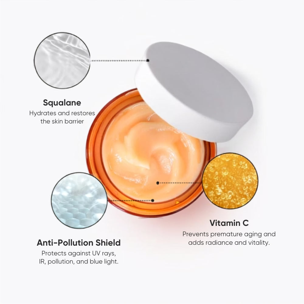LaCabine Oili Free Vitamin C Squalane Anti pollution Cream