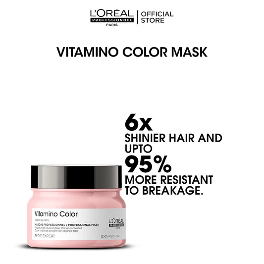 Loreal Professionnel Serie Expert Vitamino Color Mask With Resveratrol- 250ml - For Color Treated Hair