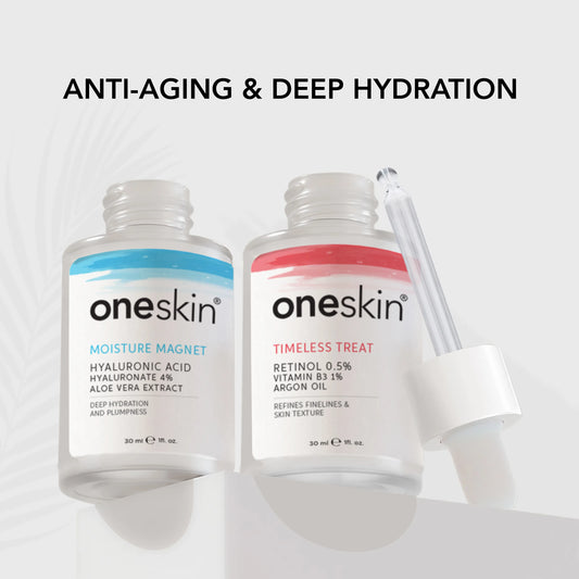 Oneskin Retinol & Hyaluronic Acid Anti-aging Serums Bundle 3000