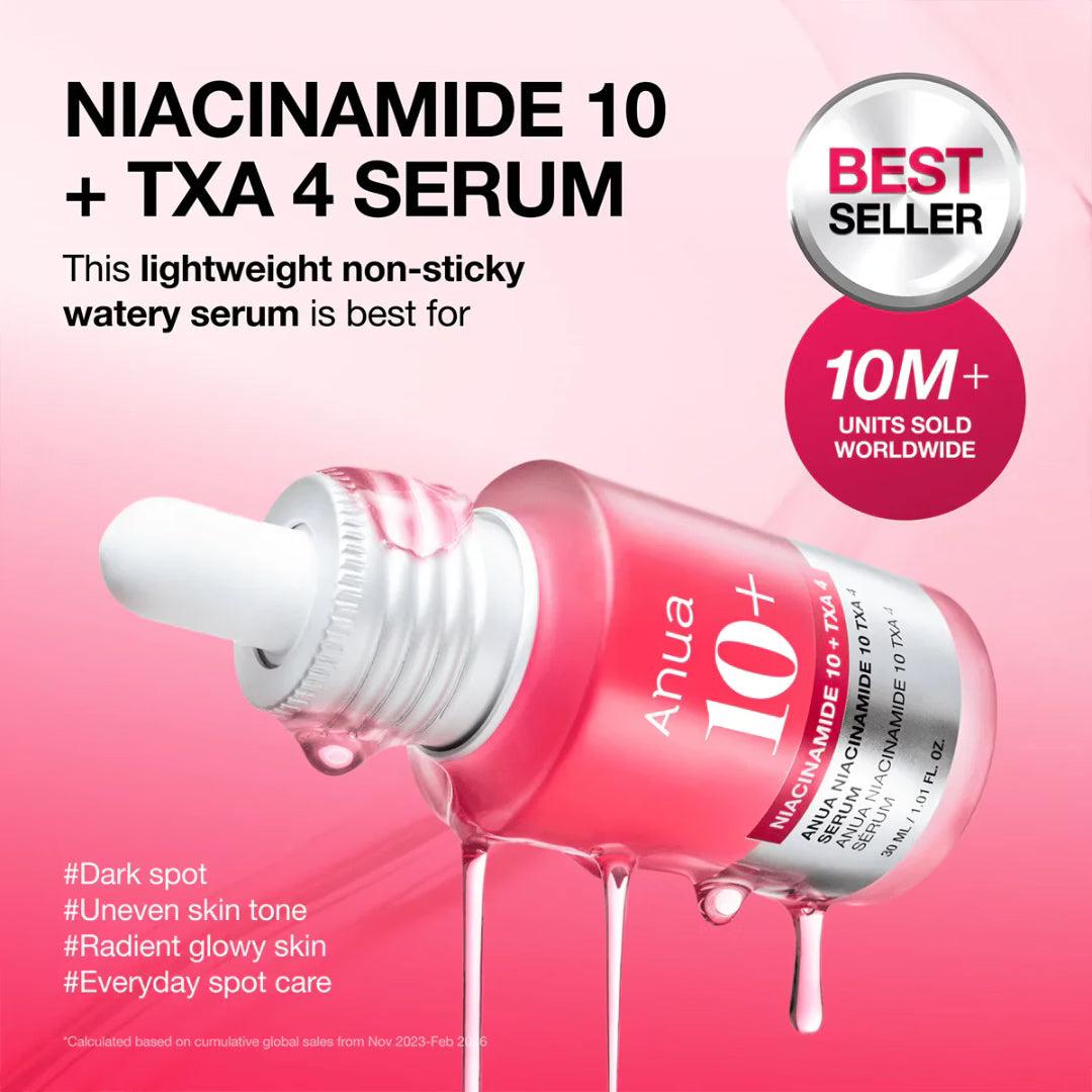 Anua Niacinamide 10% + TXA 4% Serum - 30ml