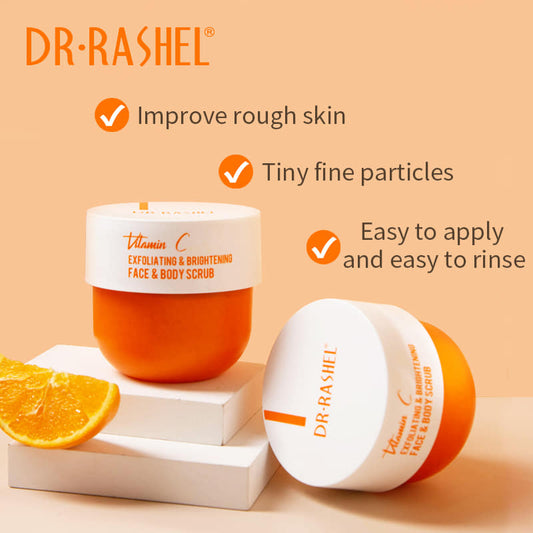 Dr Rashel Vitamin C Exfoliating & Brightening Face & Body Scrub 250Gm