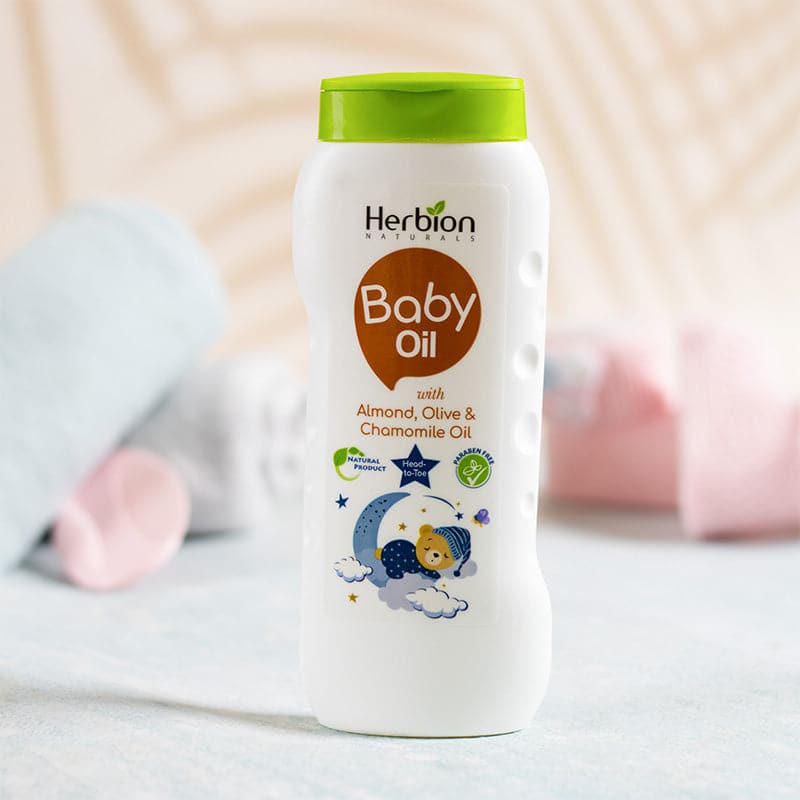 Herbion Baby Oil - Premium Body Oil from Herbion - Just Rs 350! Shop now at Cozmetica