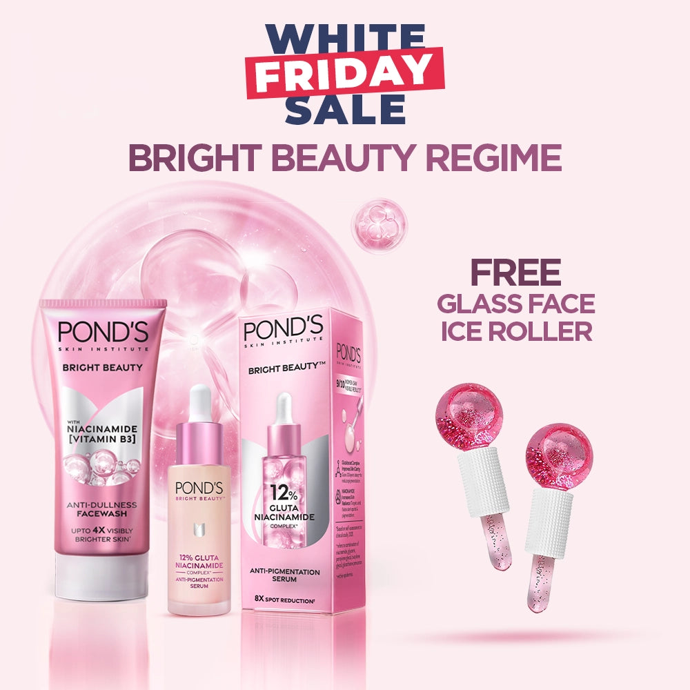 Bundle Bright Beauty Regime and Get Free Glass Face Ice Roller