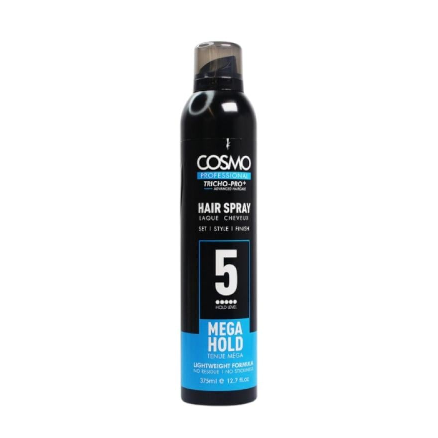 Cosmo Professional Hair Spray 5 Hold Level Mega Hold - 375ml