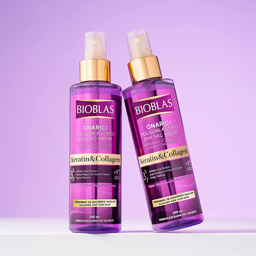 BIOBLAS Collagen & Keratin Liquid Conditioner - 200ml