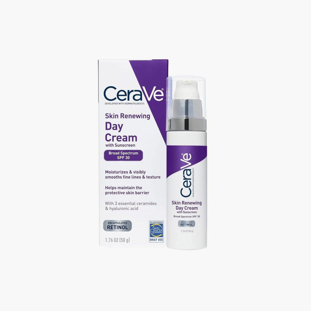 CeraVe Skin Renewing Day Cream SPF 30 ingredients encapsulated retinol ceramides