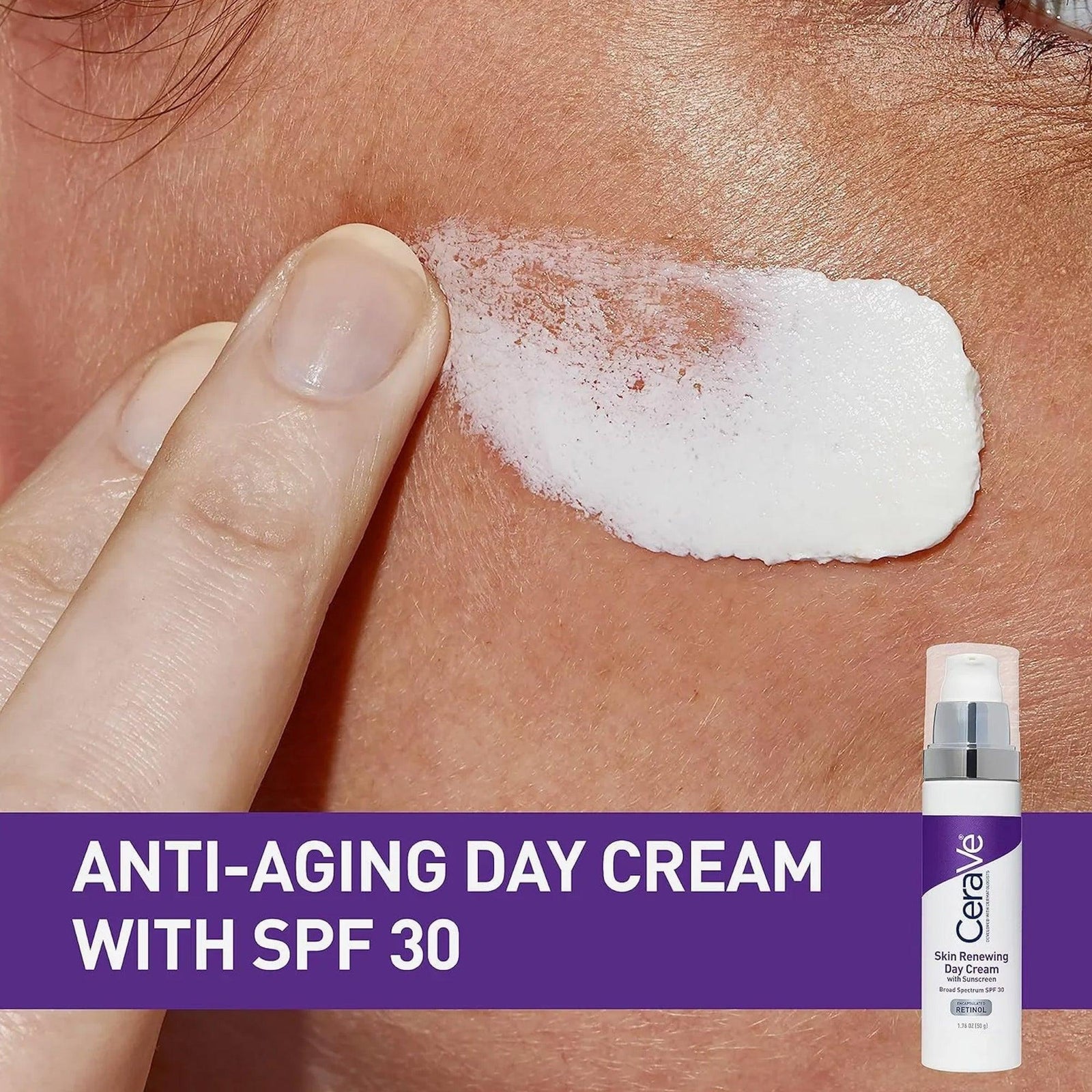 CeraVe Skin Renewing Day Cream SPF 30 50g jar