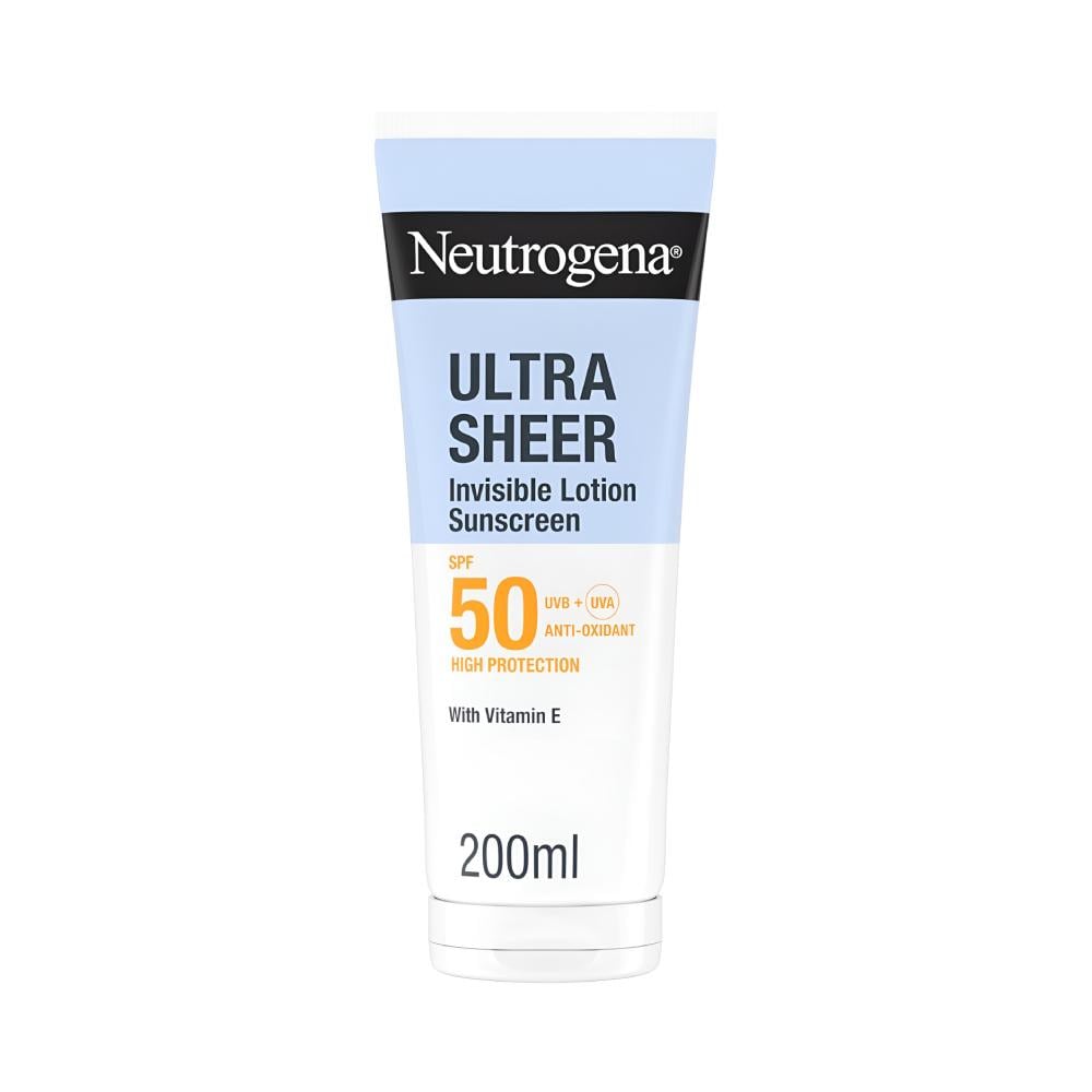 Neutrogena Ultra Sheer Invisible Lotion Sunscreen SPF - 50