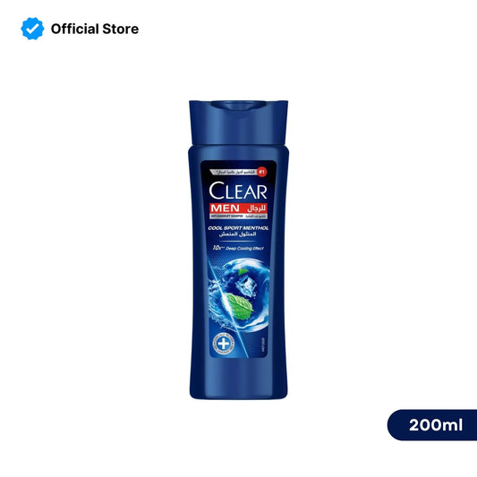 Clear Men Cool Sport Menthol Anti Dandruff Shampoo - 200ml