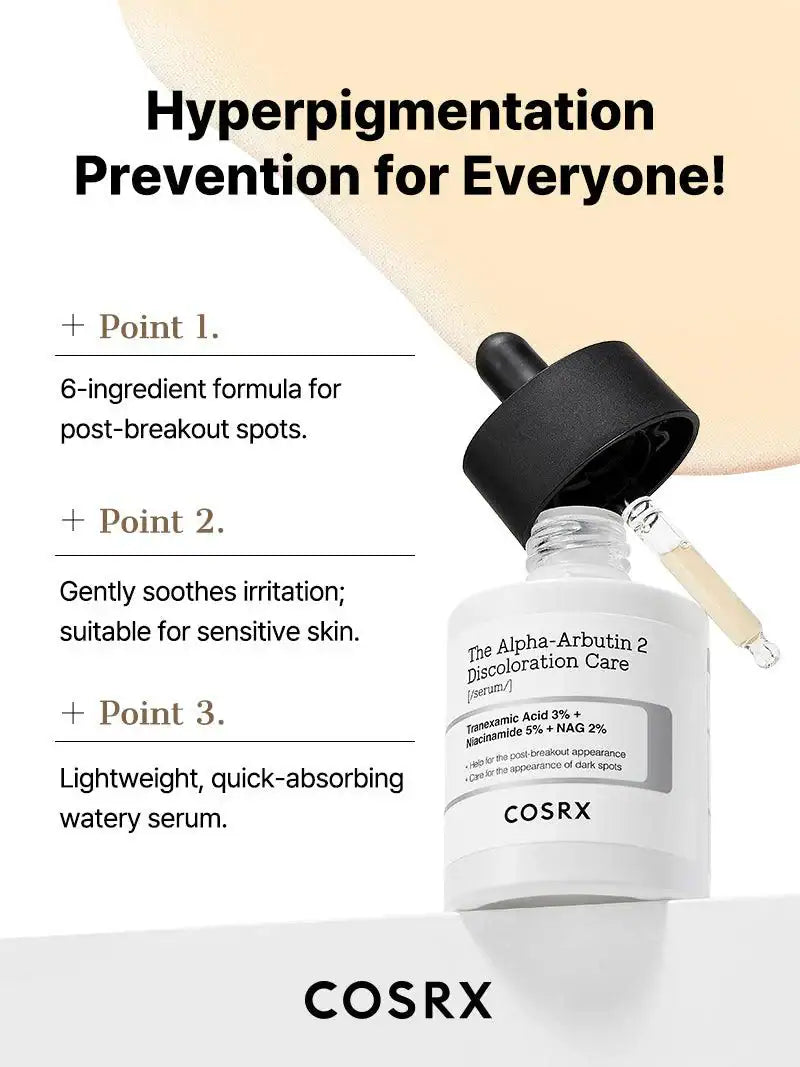 COSRX The Alpha-Arbutin 2 Discoloration Care Serum - 50ml