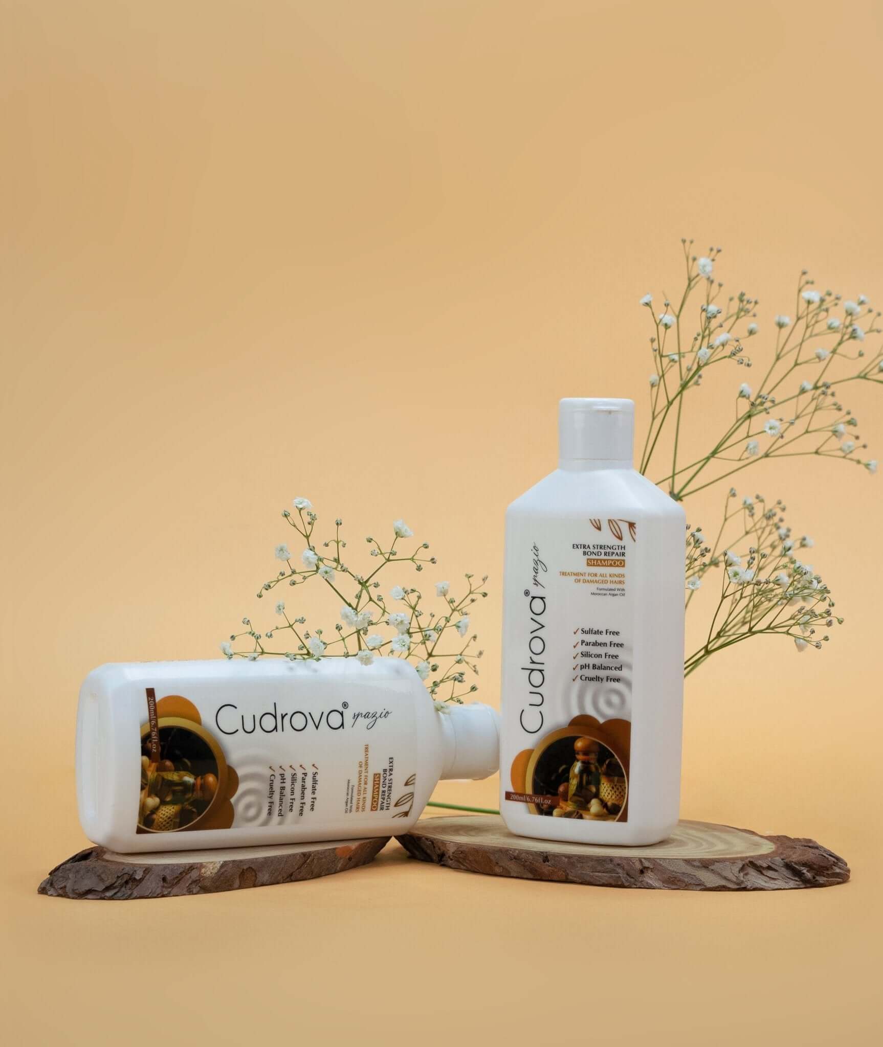 Cudrova Spazio Bond Repair Shampoo Sulfate, silicone & paraben Free For All Hair Types