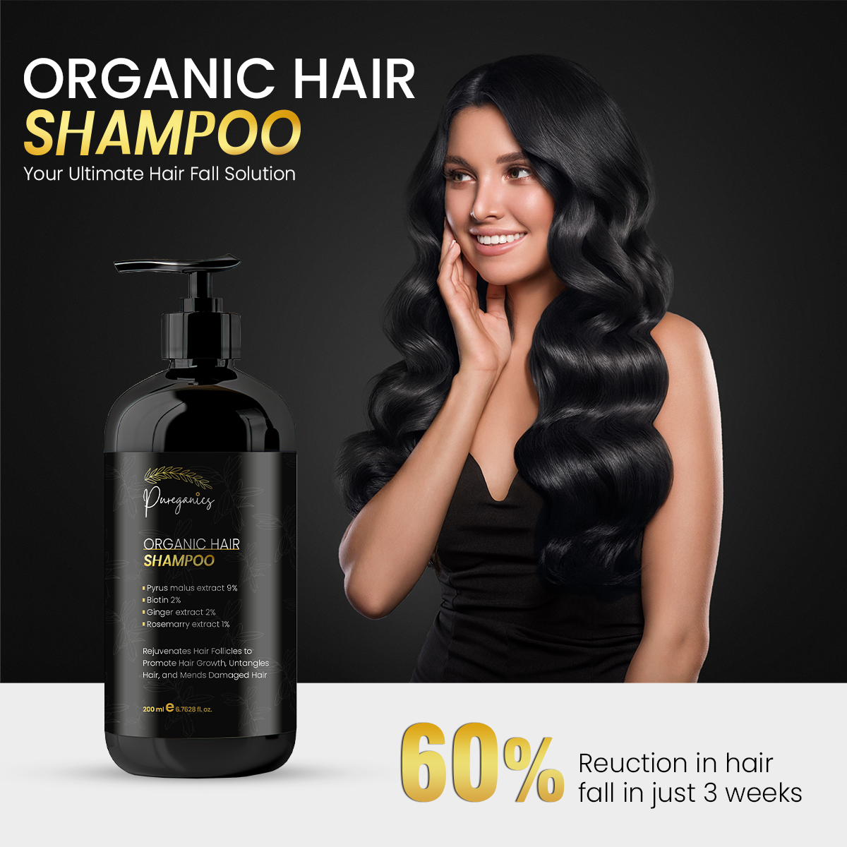 Pure Ganics Organic hair Shampoo