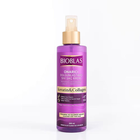 BIOBLAS Collagen & Keratin Liquid Conditioner - 200ml