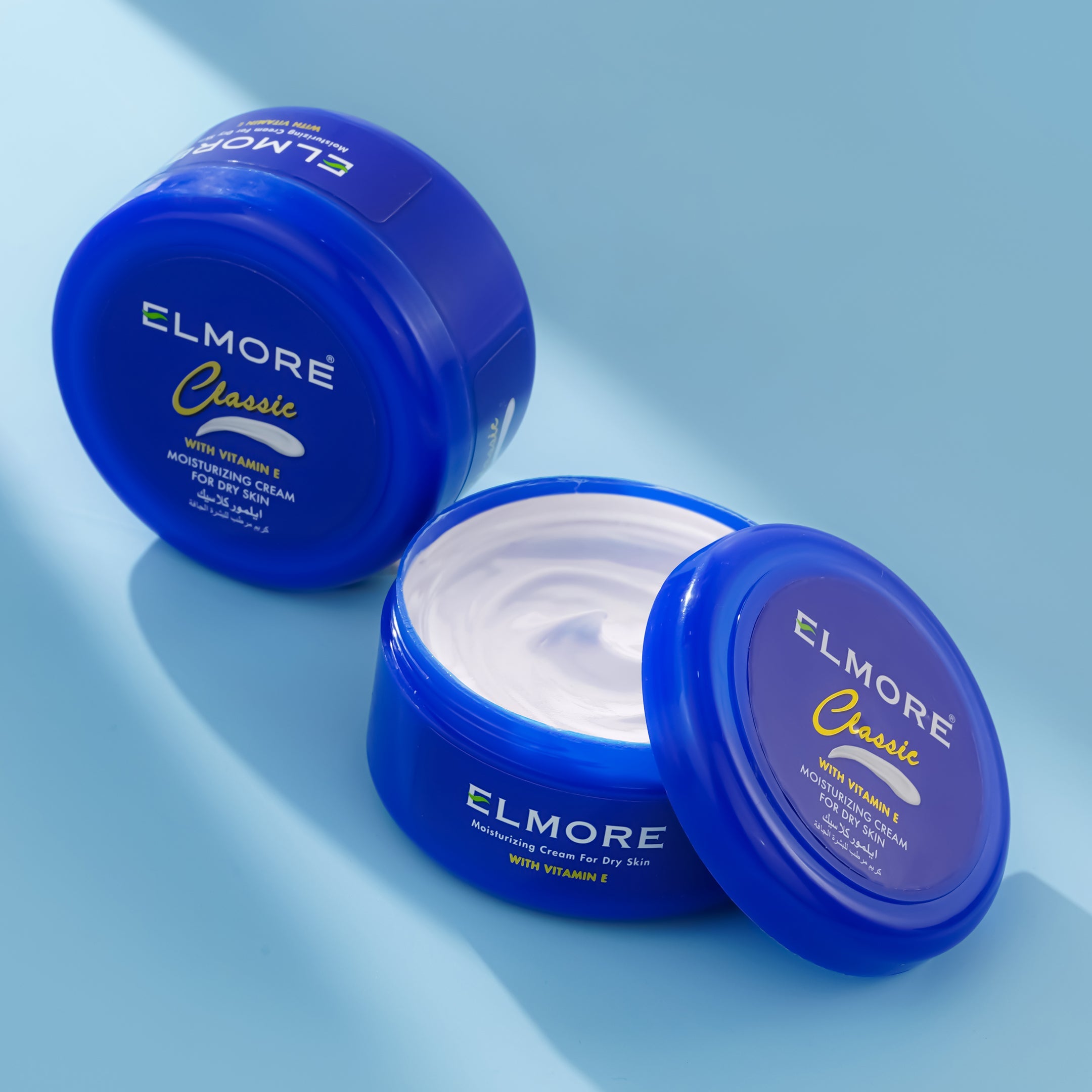 Non-greasy fast absorbing cream with Vitamin E