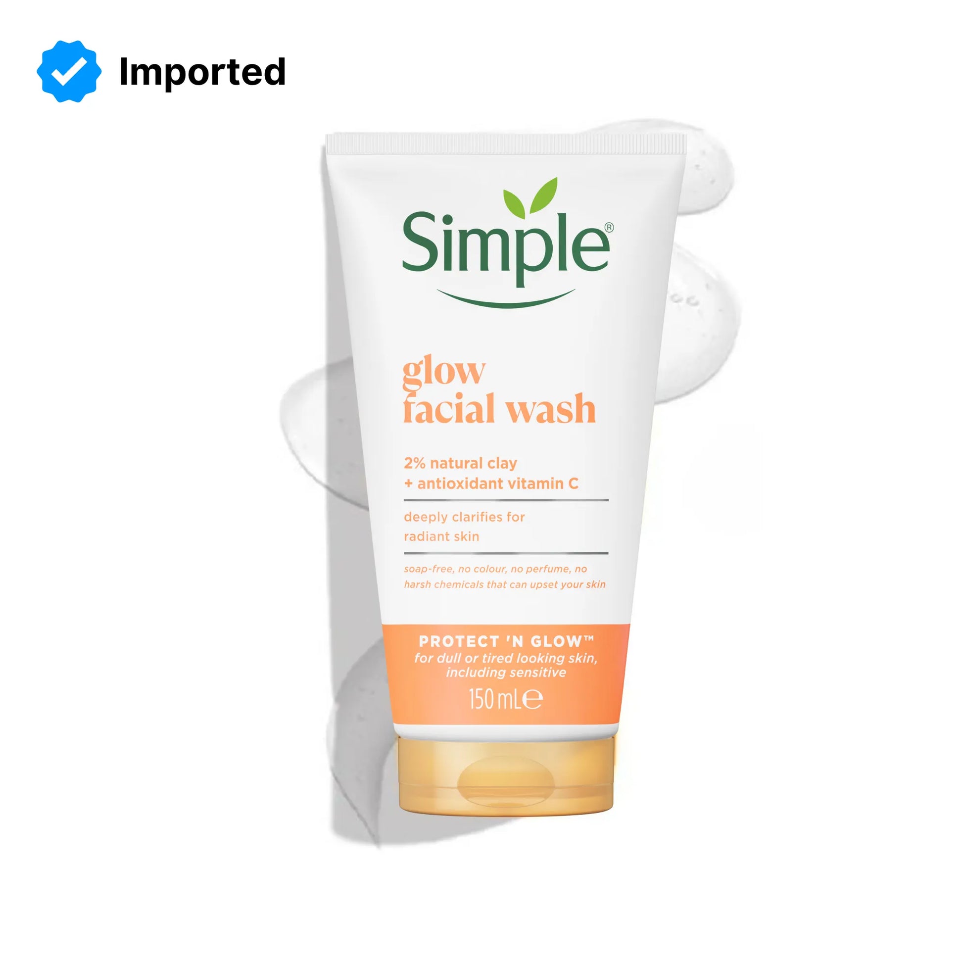 Simple Face Wash Protect & Glow - 150ml