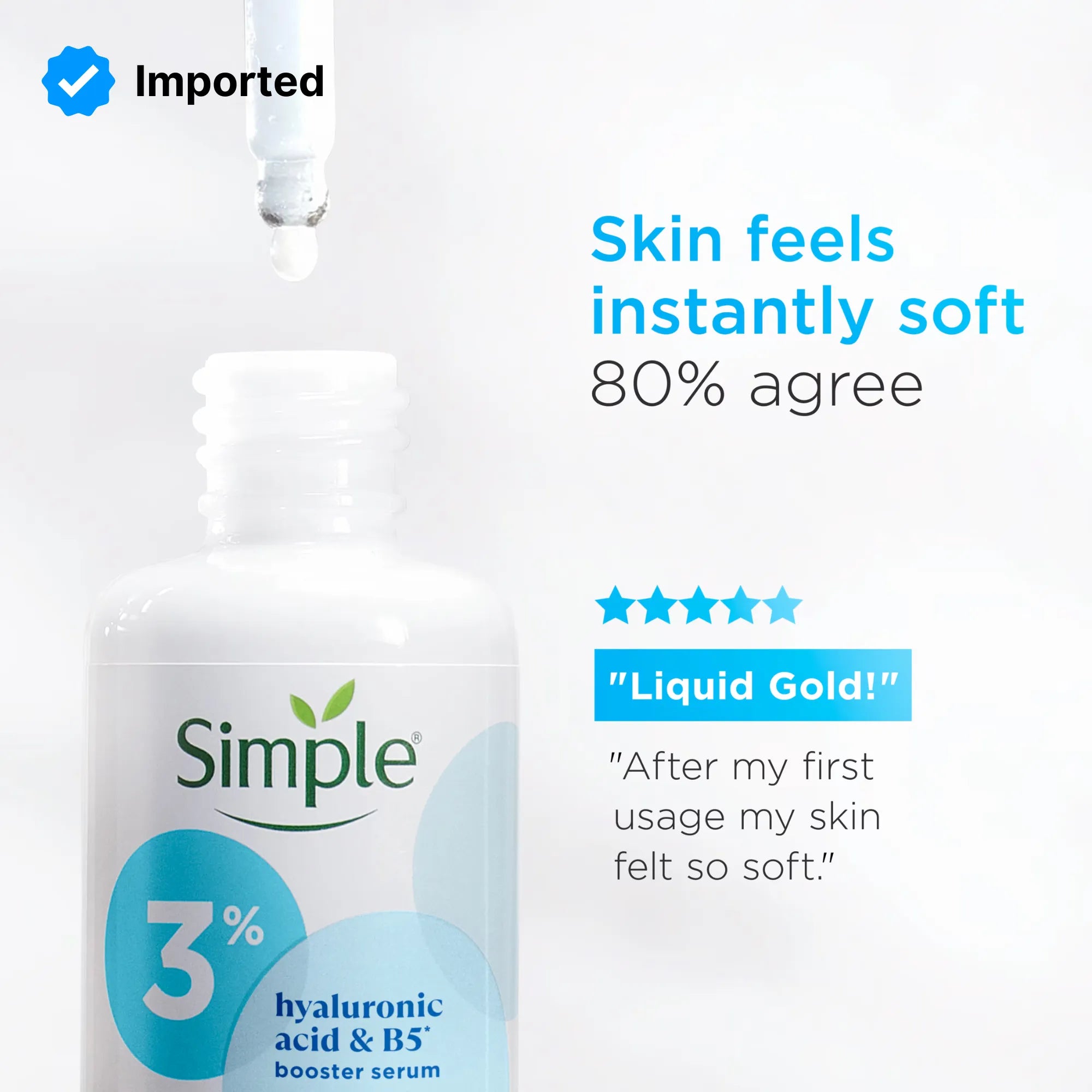 Simple Booster Serum HA + B5 - 30ml
