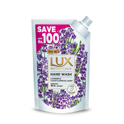 LUX LAVENDER POUCH 450ML