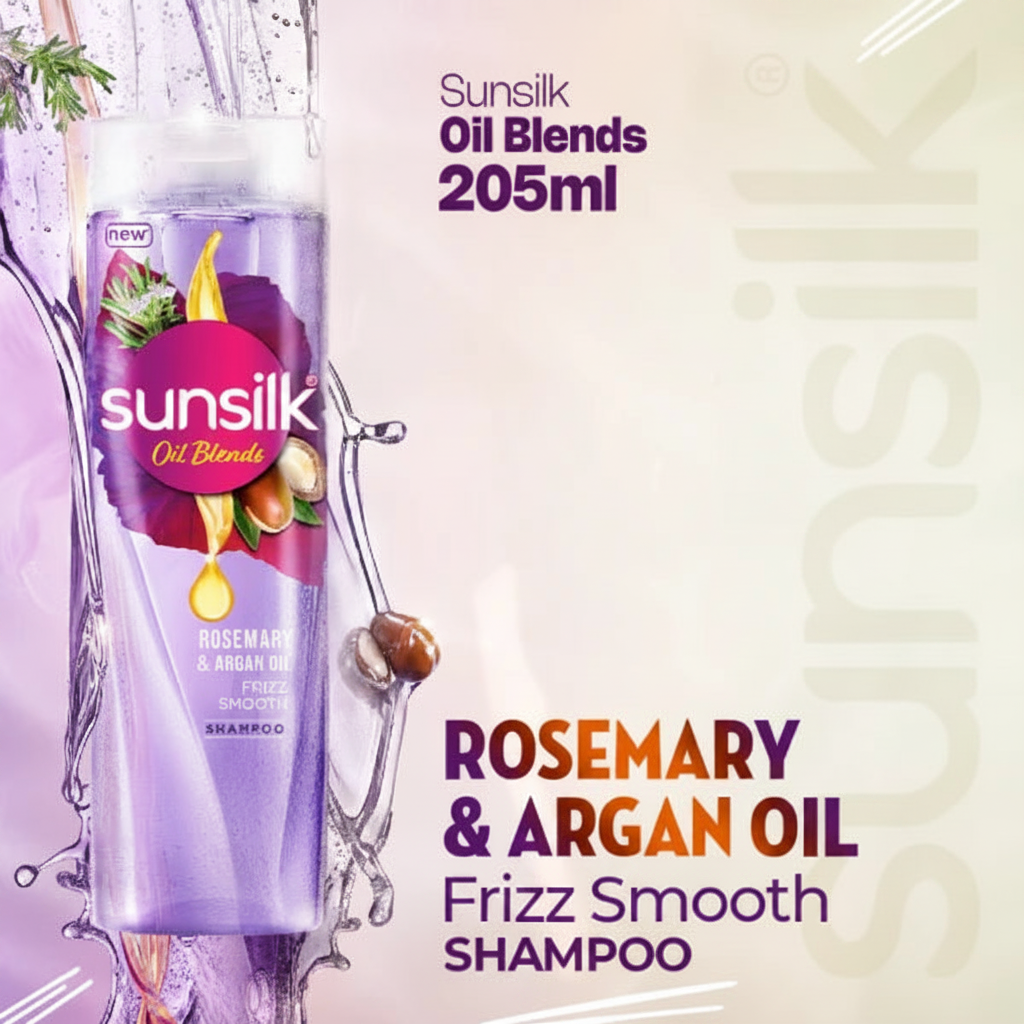 Sunsilk Rosemary & Argan Oil Shampoo 205ml