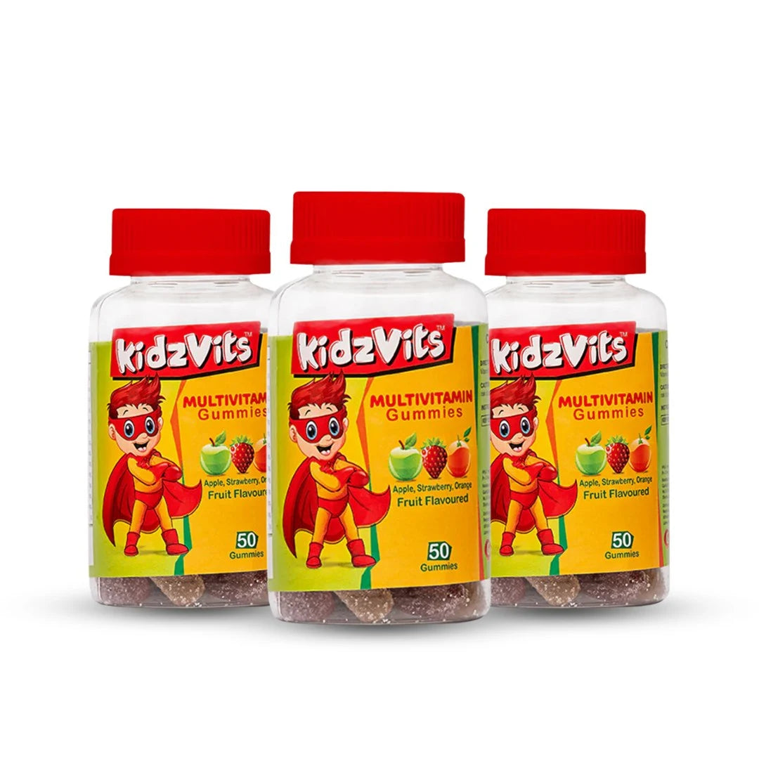 Pack of 3 - Kidzvits Multivitamin Gummies -