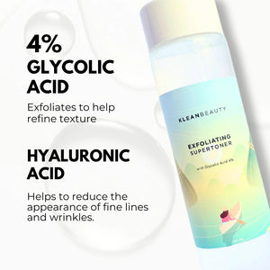 Klean Beauty Exfoliating Supertoner