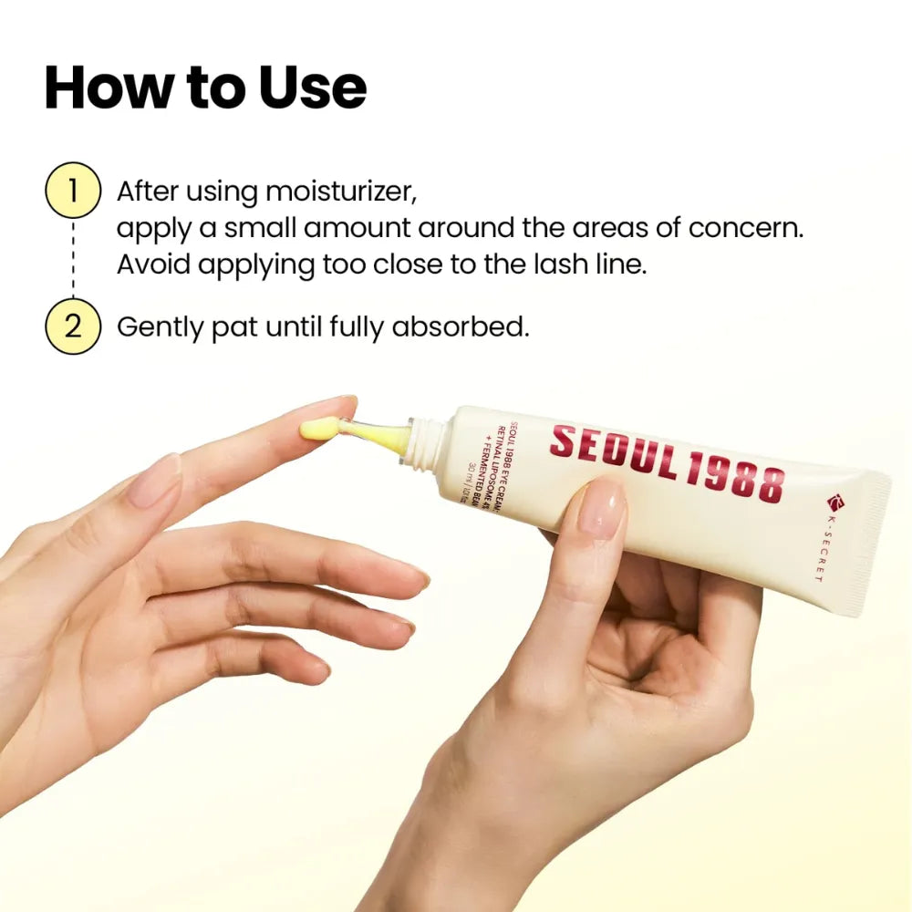 K-Secret SEOUL 1988 Eye Cream Retinal Liposome 4% + Fermented Bean