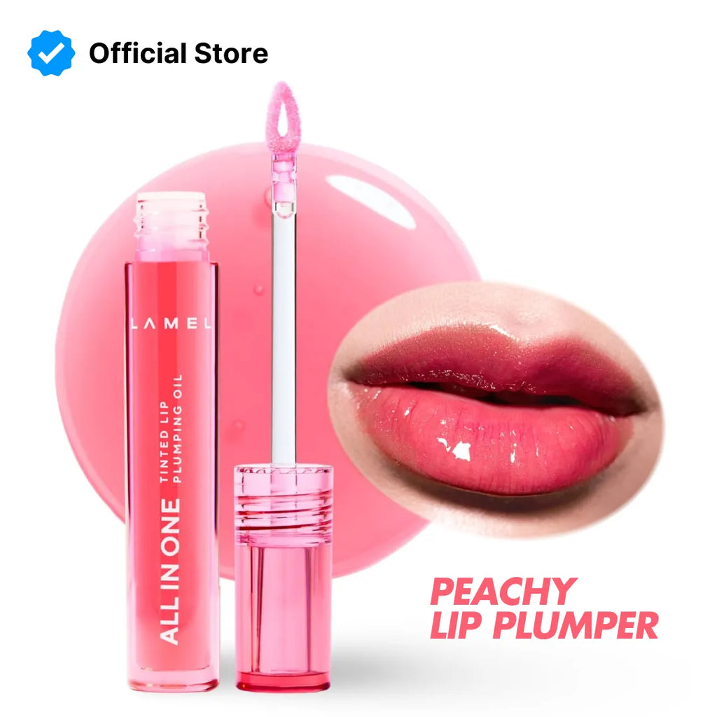 LAMEL All in One Lip Tinted Plumping Oil