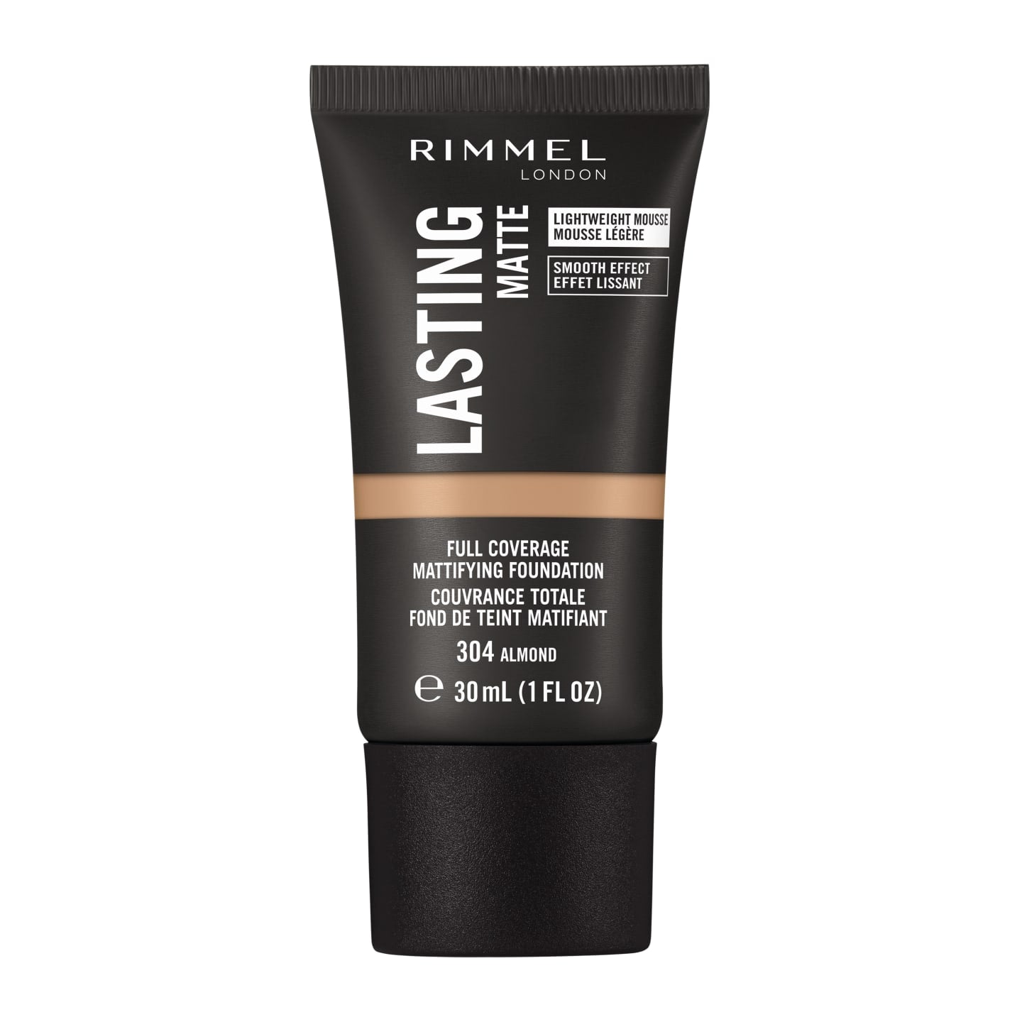 Rimmel London Lasting Matte Foundation - 304 Almond