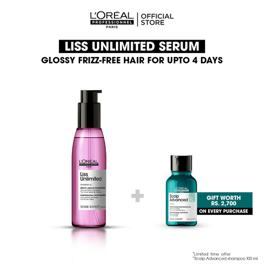 Loreal Professionnel Liss Unlimited Blow Dry Hair Oil Bundle Deal