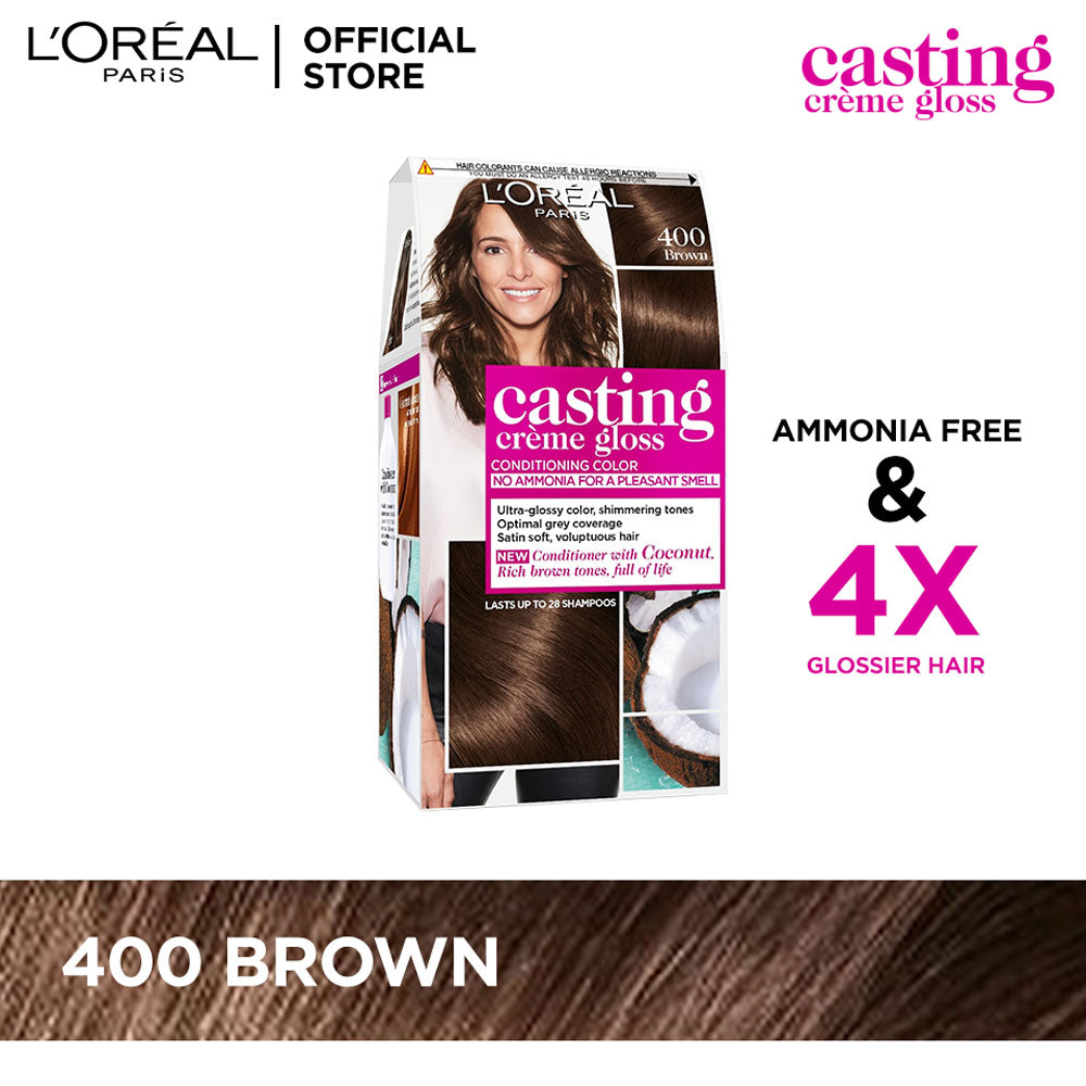 LOreal Paris Casting Creme Gloss - 400 Brown