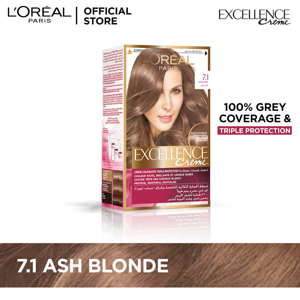 LOreal Paris Excellence Ash Supreme - 7.1 Ash Blonde